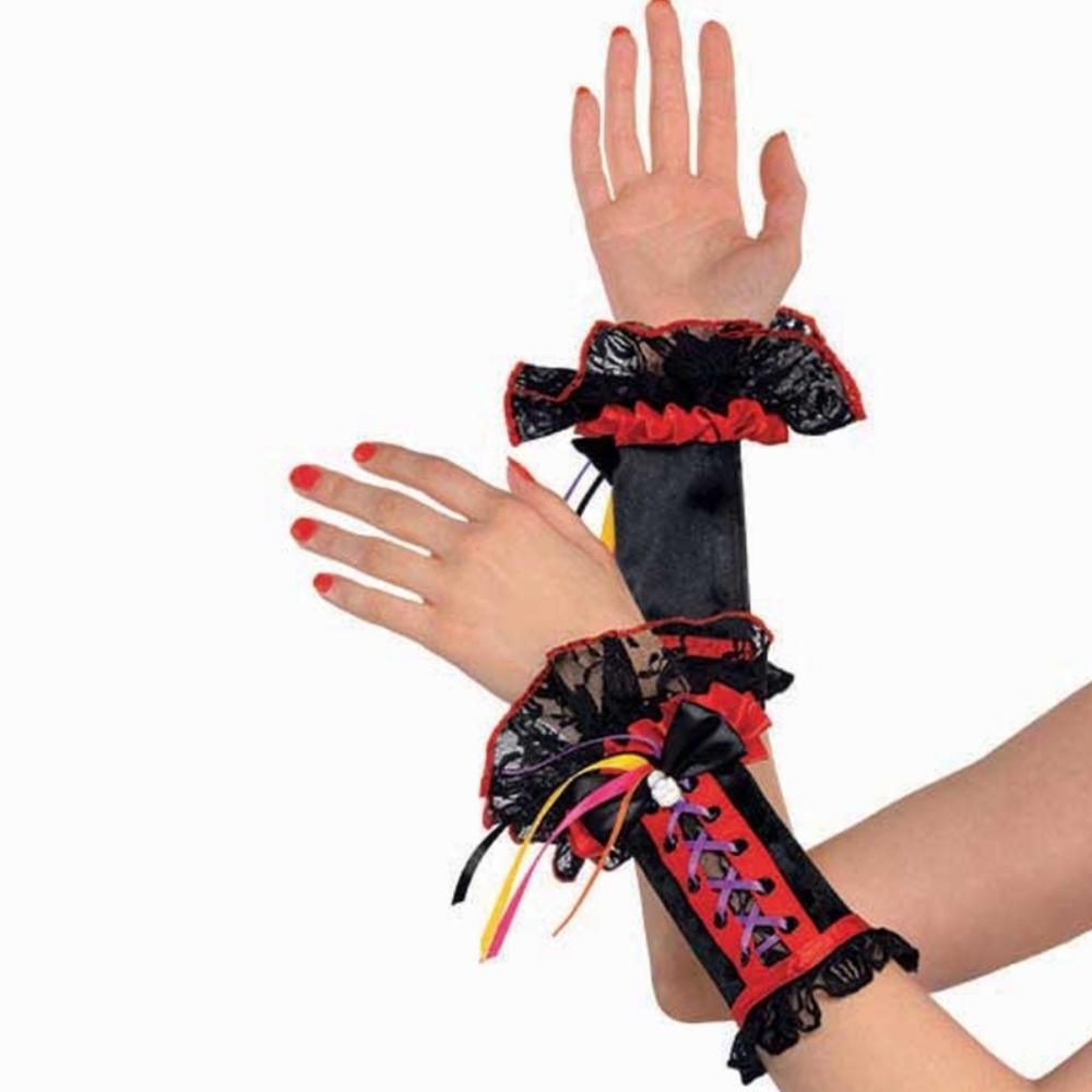 Day of the Dead Halloween Wrist Cuffs